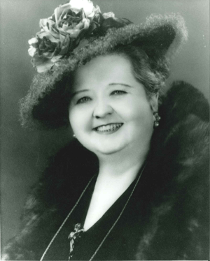 Edna Gladney in One Of Her Signature Hats