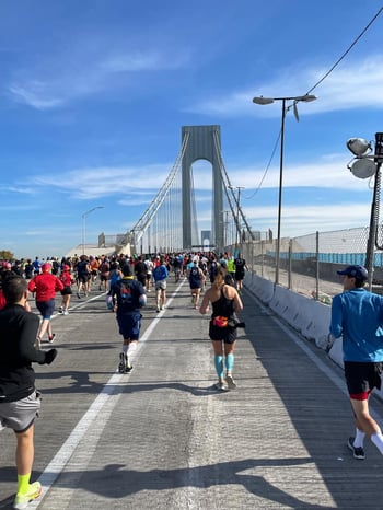NYC Marathon - Bridge Shot